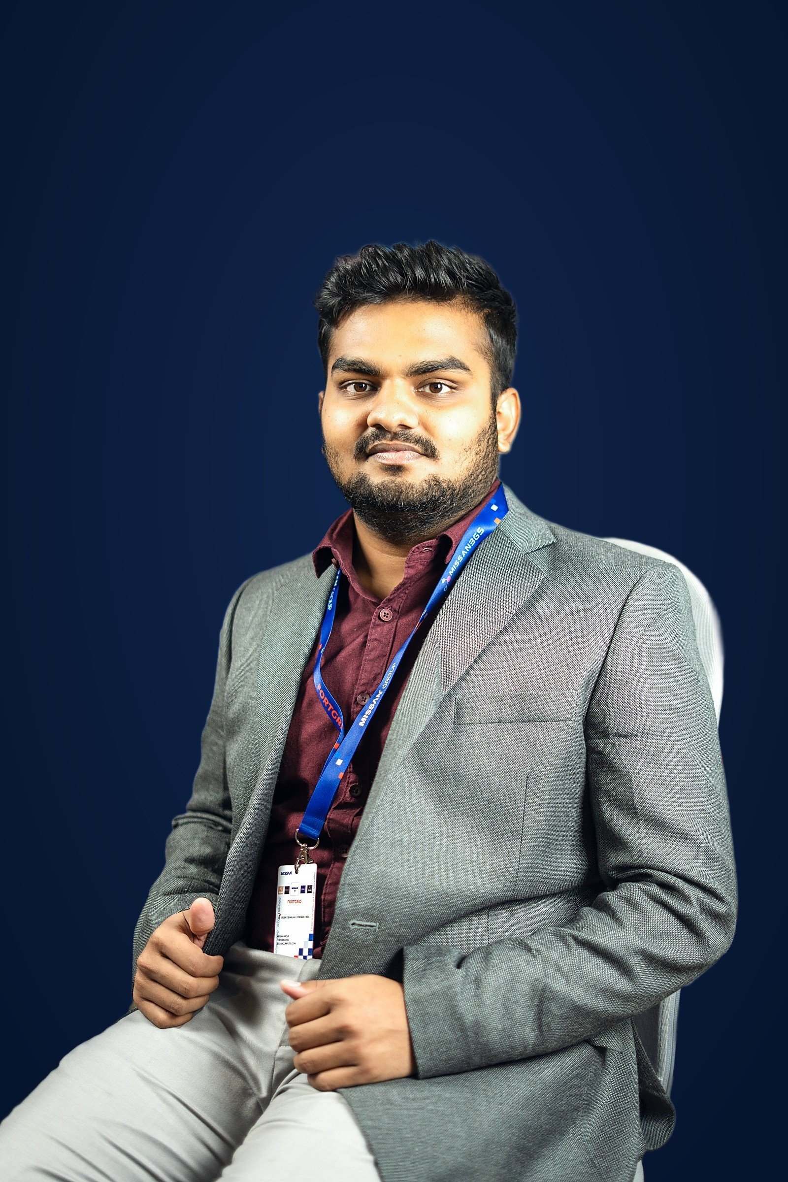 A Missan engineer at the Sharjah head office