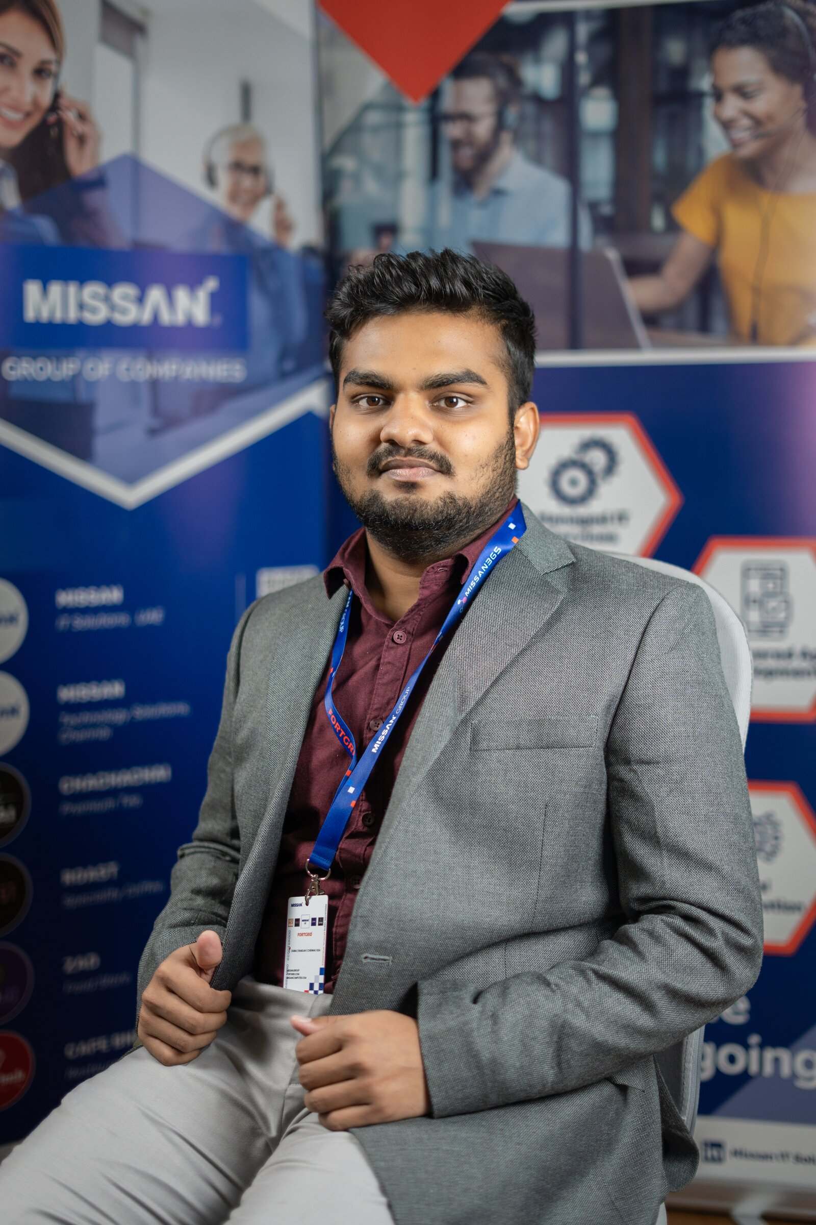 A Missan engineer at the Sharjah head office