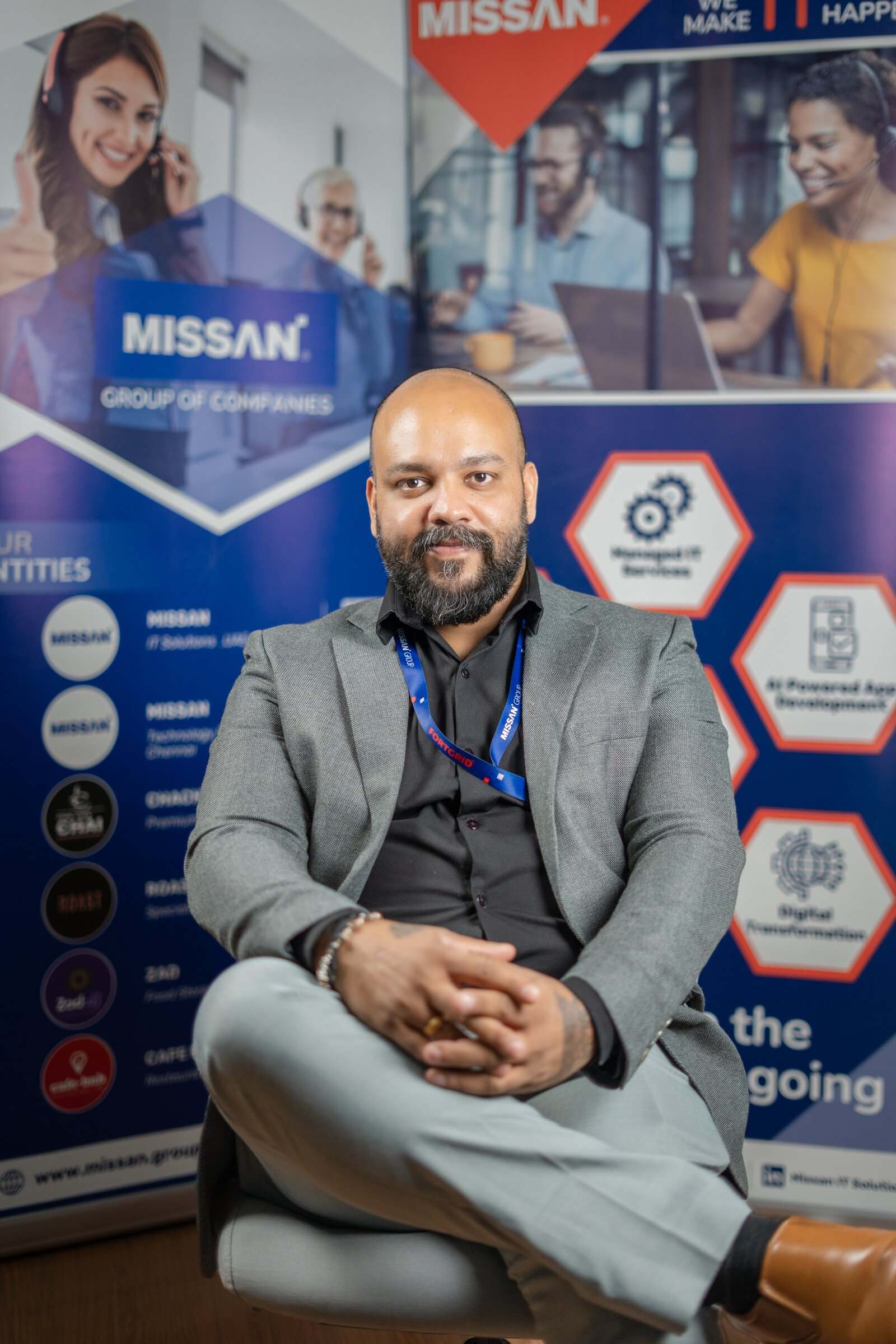 A Missan field engineer at the Sharjah head office