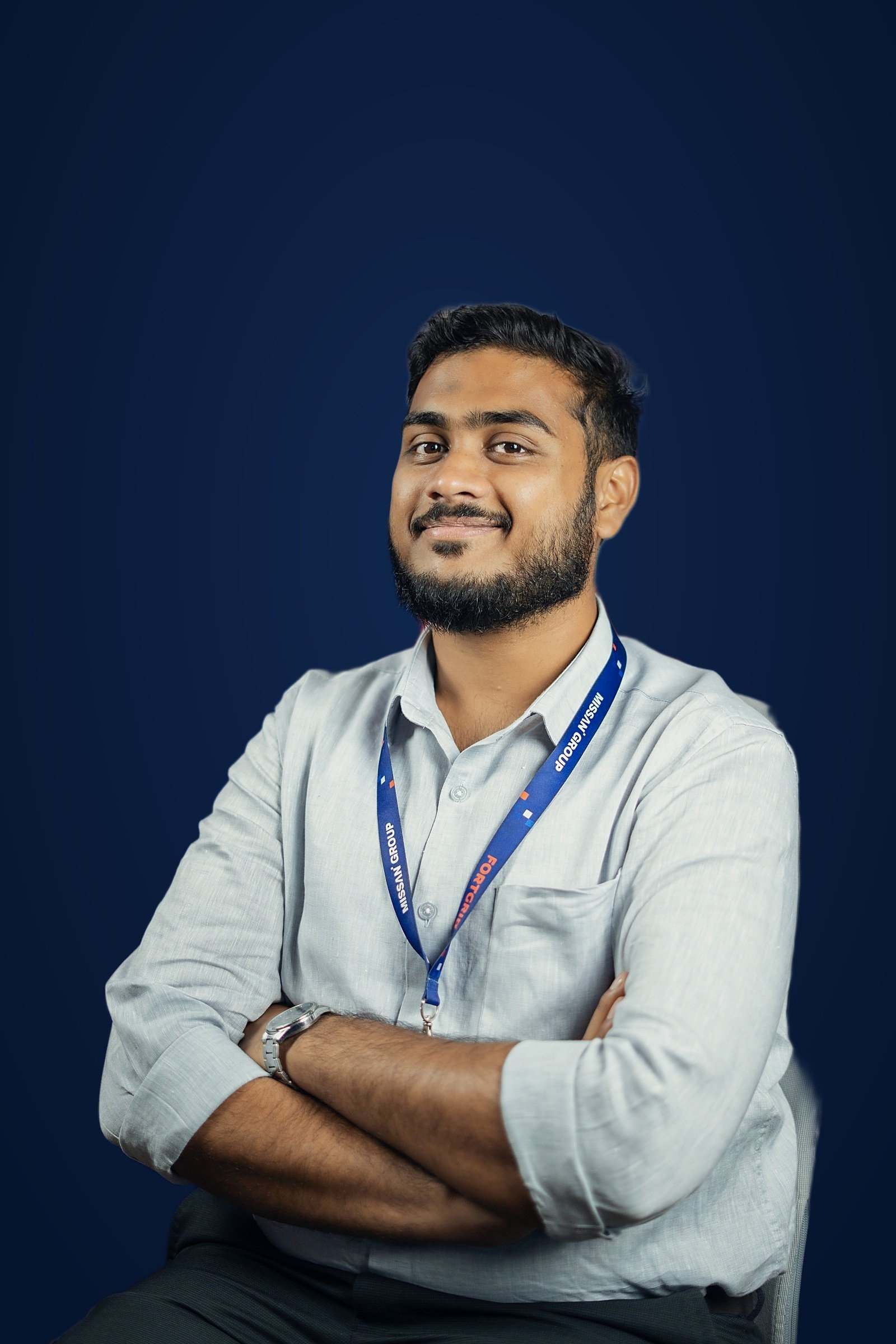 A Missan engineer at the Sharjah head office